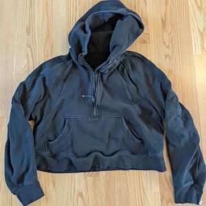 Lululemon x Equinox Black Scuba 1/2 Half Zip Hoodie Size M/L